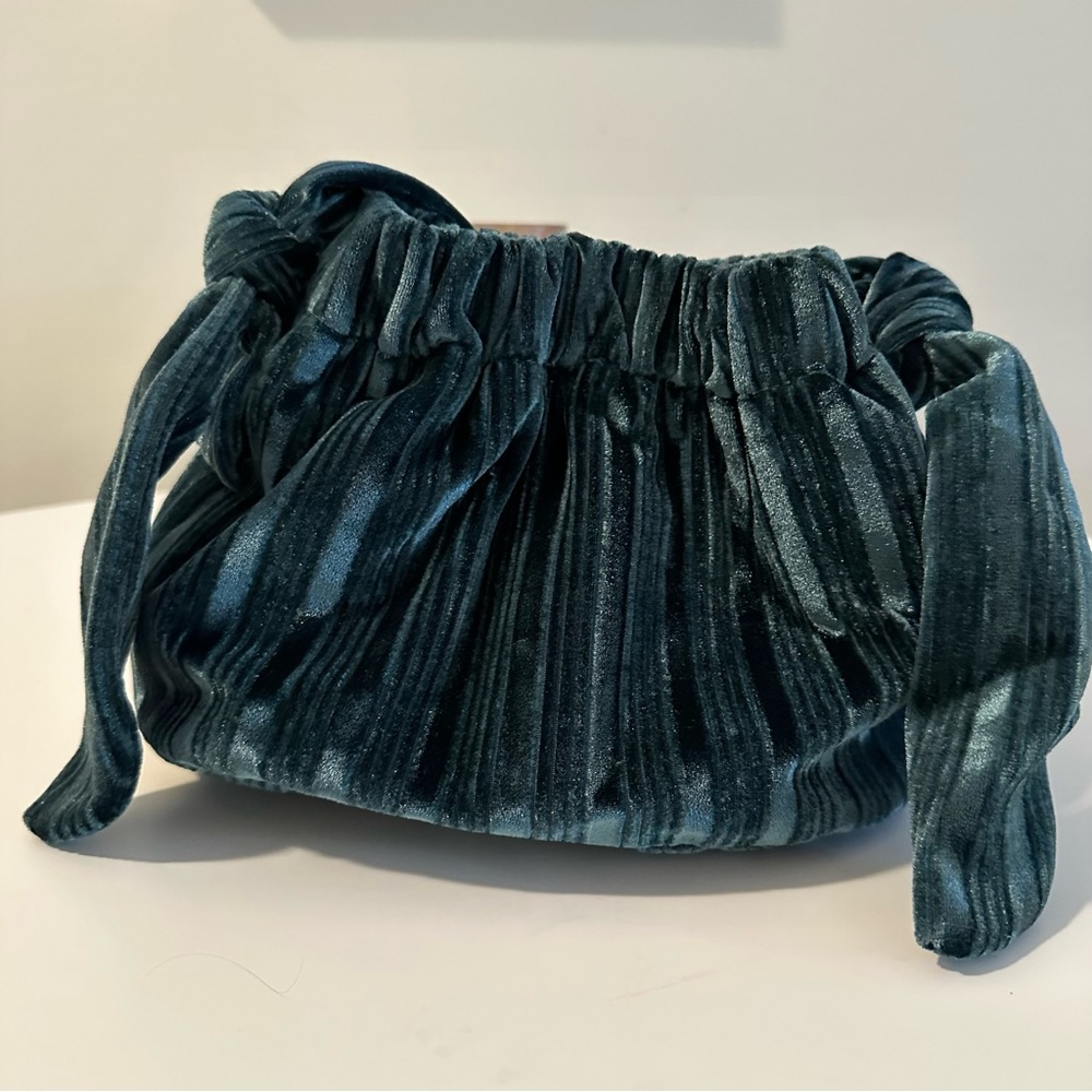 Anthropologie Velvet Handbag